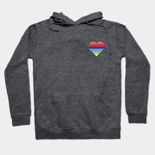 Rainbow Heart Hoodie